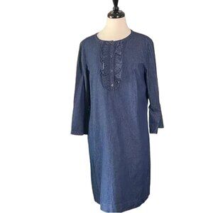 Draper James Blue Long Sleeve Dress- EUC